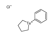1-phenyltellurolan-1-ium,chloride Structure