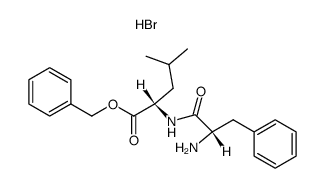 L-phenylalanyl-L-leucine benzyl ester hydrobromide Structure