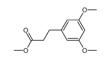 Methyl 3-(3',5'-dimethoxyphenyl)propionate结构式