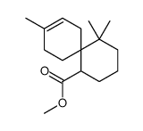 methyl 5,5,9-trimethylspiro[5.5]undec-9-ene-1-carboxylate Structure