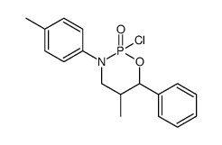 2-Chloro-5-methyl-6-phenyl-3-p-tolyl-[1,3,2]oxazaphosphinane 2-oxide Structure
