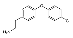2-[4-(4-chloro-phenoxy)-phenyl]-ethylamine结构式
