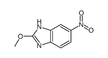 (9ci)-2-甲氧基-6-硝基-1H-苯并咪唑结构式