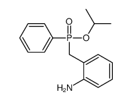 2-[[phenyl(propan-2-yloxy)phosphoryl]methyl]aniline结构式
