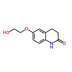 6-(2-Hydroxyethoxy)-3,4-dihydro-2(1H)-quinolinone Structure