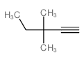 3,3-dimethylpent-1-yne结构式