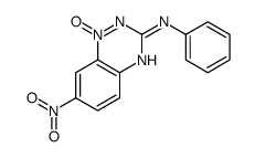 7-nitro-1-oxido-N-phenyl-1,2,4-benzotriazin-1-ium-3-amine Structure