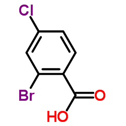 2-溴-4-氯苯甲酸结构式