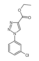 ethyl 1-(3-chlorophenyl)-1H-1,2,3-triazole-4-carboxylate Structure