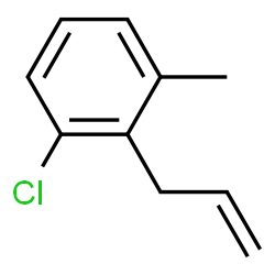 2-Allyl-1-chloro-3-methylbenzene Structure
