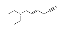 5-diethylamino-pent-3-enenitrile结构式