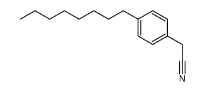 (4-octyl-phenyl)-acetonitrile结构式