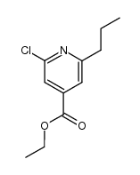 2-chloro-6-propyl-isonicotinic acid ethyl ester结构式