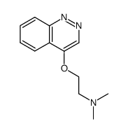 (2-cinnolin-4-yloxy-ethyl)-dimethyl-amine结构式