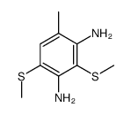 4-甲基-2,6-二(甲硫基)-1,3-苯二胺结构式