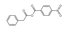 p-nitrobenzoic-phenylacetic anhydride Structure