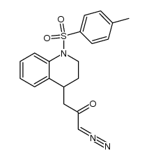 1-diazo-3-(1-tosyl-1,2,3,4-tetrahydroquinolin-4-yl)propan-2-one Structure