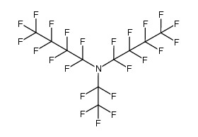 perfluoro{di-n-butyl-ethylamine}结构式