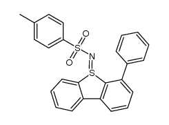 4-methyl-N-(4-phenyl-5l4-dibenzo[b,d]thiophen-5-ylidene)benzenesulfonamide结构式