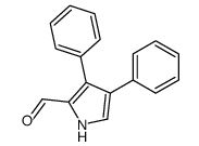 3,4-diphenyl-1H-pyrrole-2-carbaldehyde结构式
