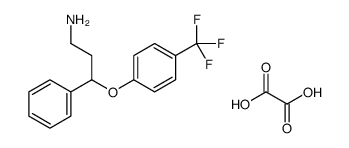 GAMMA-[4-(三氟甲基)苯氧基]苯丙胺草酸盐结构式
