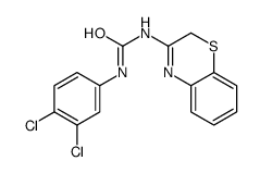 1-(2H-1,4-benzothiazin-3-yl)-3-(3,4-dichlorophenyl)urea结构式