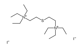 triethyl-[2-(2-triethylammonioethylsulfanyl)ethyl]azanium diiodide Structure