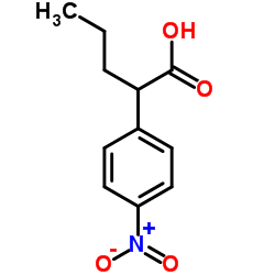 2-(4-Nitrophenyl)pentanoic acid Structure