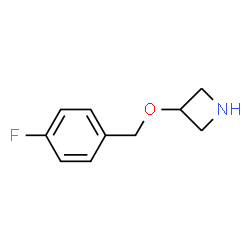3-[(4-氟苄基)氧基]氮杂环丁烷盐酸盐结构式