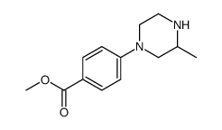 4-(3-甲基哌嗪-1-基)苯甲酸甲酯结构式