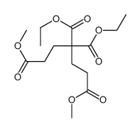 3-O,3-O-diethyl 1-O,5-O-dimethyl pentane-1,3,3,5-tetracarboxylate结构式