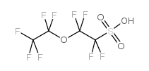 全氟(2-乙氧基乙烷)磺酸结构式