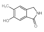 1H-Isoindol-1-one, 2,3-dihydro-6-hydroxy-5-Methyl-结构式