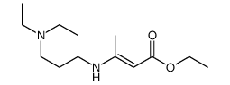 ethyl 3-[3-(diethylamino)propylamino]but-2-enoate Structure