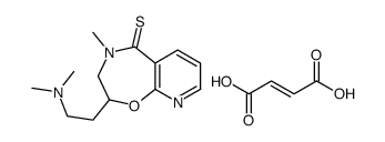2-[2-(Dimethylamino)ethyl]-3,4-dihydro-4-methylpyrido[3,2-f][1,4]oxazepine-5(2H)-thione/(E)-2-butenedioic acid,(1:x) Structure