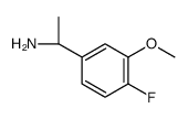 (R)-1-(4-氟-3-甲氧基苯基)乙烷胺结构式