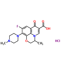Ofloxacin hydrochloride structure