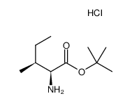 L-异亮氨酸叔丁酯盐酸盐结构式