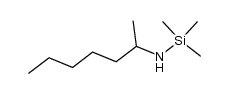 N-trimethylsilyl-2-aminoheptane Structure