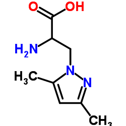 3-(3,5-Dimethyl-1H-pyrazol-1-yl)alanine结构式