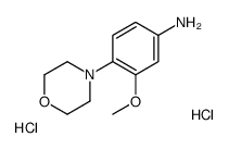 3-甲氧基-4-(4-吗啉基)苯胺双盐酸盐结构式