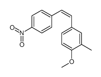 1-methoxy-2-methyl-4-[2-(4-nitrophenyl)ethenyl]benzene结构式