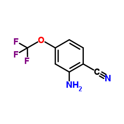 2-Amino-4-(trifluoromethoxy)benzonitrile structure