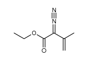 ethyl i-propenyldiazoacetate结构式