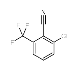 2-氯-6-(三氟甲基)苯甲腈结构式