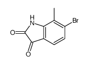 6-bromo-7-methyl-1H-indole-2,3-dione Structure