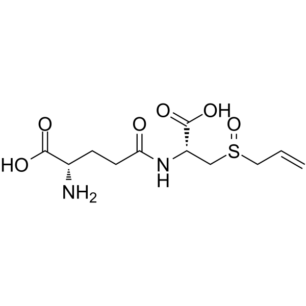 γ-L-Glutamyl-S-allyl-L-cysteine Structure