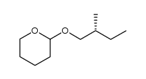 (R)-2-methyl-1-(2-tetrahydropyranyloxy)butane结构式