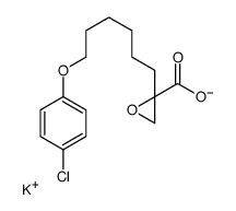 R-(+)-Etomoxir Carboxylate, Potassium Salt结构式