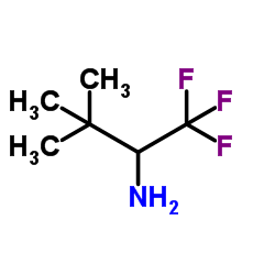 1,1,1-Trifluoro-3,3-dimethyl-2-butanamine结构式